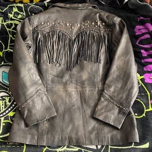Cripple creek leather jacket READ DESCRIPTION